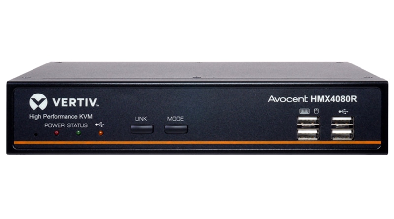 Vertiv Avocent HMX4080R ハイパフォーマンス IP-based KVM レシーバー フルHD対応 最大4方向ネットワーク冗長接続