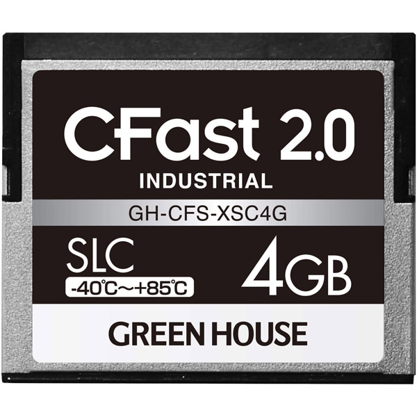 CFast2.0 SLC -40度～85度 4GB 3年保証