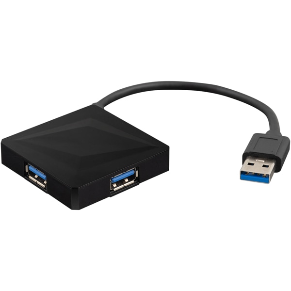 USB3.1 Gen1 Type-Aハブ 4ポート ブラック バスパワー対応