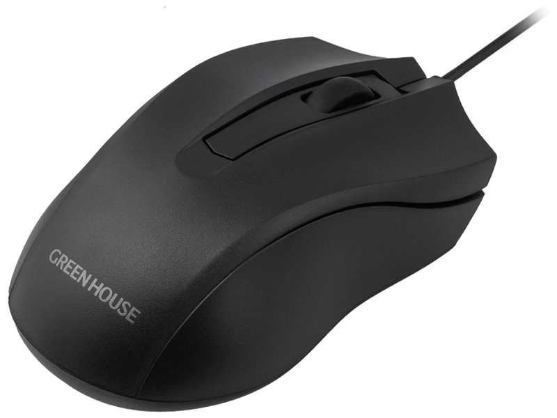 有線マウス 静音 光学式 ブラック