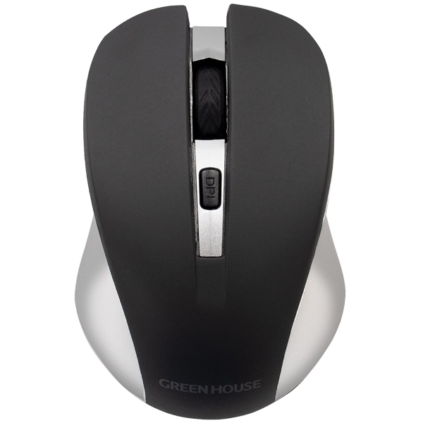 無線マウス 2.4GHz 光学式 シルバー