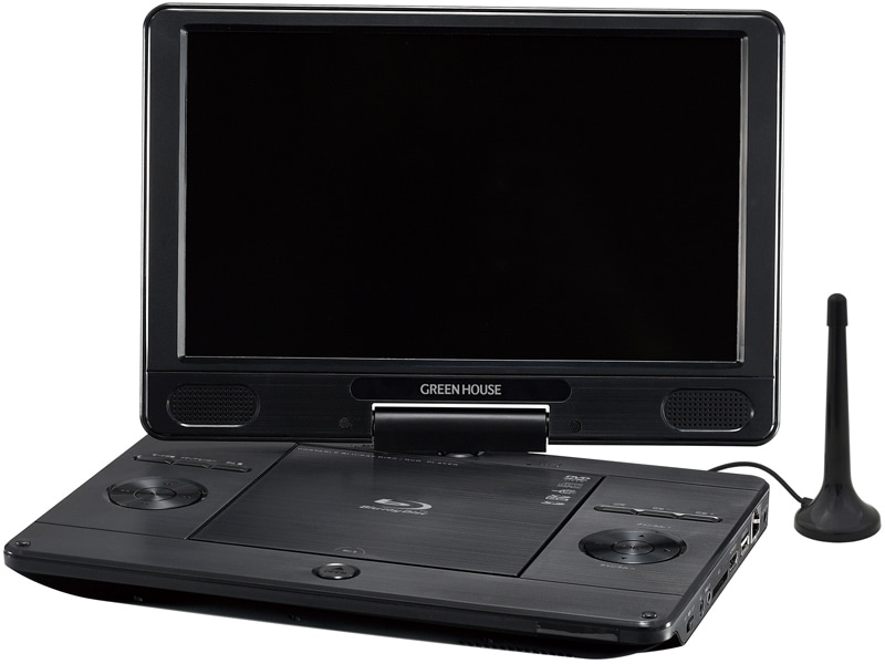 11.6型 フルセグTV内蔵ポータブルブルーレイディスクプレーヤー ブラック