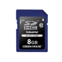 インダストリアルSDHCカード SLC -40～+85℃ 8GB