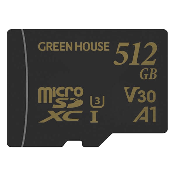 microSDXCカード UHSスピードクラス3 / ビデオスピードクラス V30対応 512GB