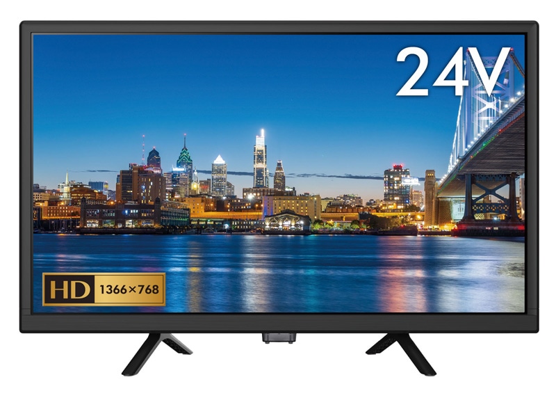 24V型 ダブルチューナー液晶テレビ ブラック