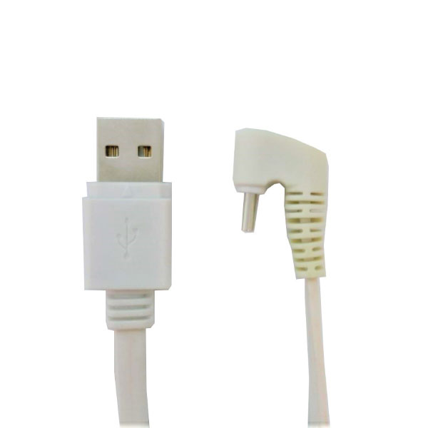 Type-C充電・同期ケーブル USB-A to Type-C 急速充電3A対応 ケーブル固定用吸盤付 U字 1m ホワイト