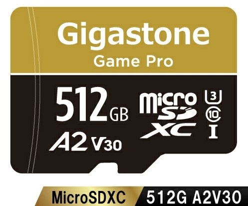 Game Proシリーズ microSDXCカード 512GB Class10 UHS-I U3 V30 A2 アダプタ付 最大読込100MB/s 最大書込80MB/s