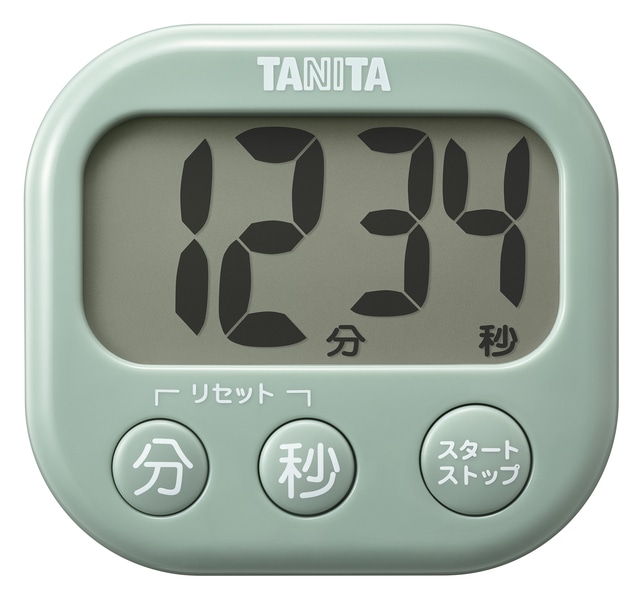 抗菌でか見えタイマー セージグリーン