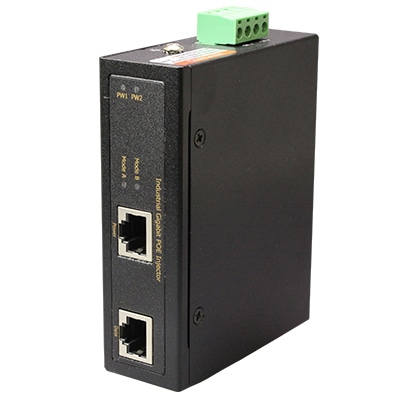 昇圧機能付き802.3af/at対応PoEインジェクタ HPI-3301PL-12 ［PoE+対応］