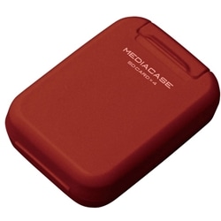 ポータブルメディアケース S SD/MicroSDカード用 ダークレッド