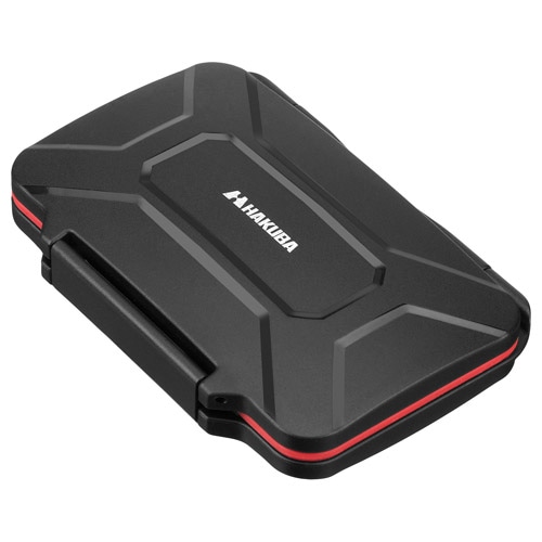 ハードメモリーカードケース XQD6（XQDカード用） レッド