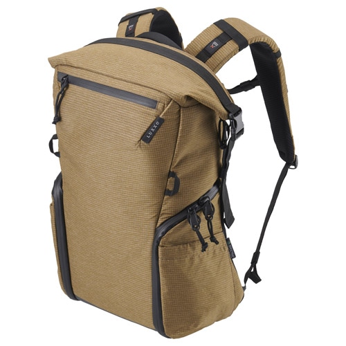 LUXXe（ラグゼ） グリッド ロールトップバックパック M カメラバッグ コヨーテ