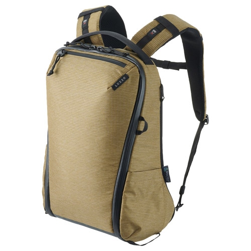 LUXXe（ラグゼ） グリッド ジップバックパック M カメラバッグ コヨーテ