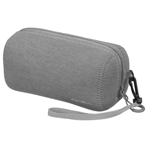 プラスシェル スリムフィット02 ムービーポーチ M メランジグレー