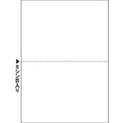 マルチプリンタ帳票 B5 白紙 2面