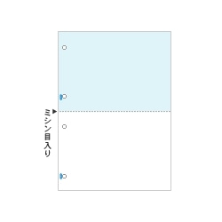 B5ブルー2面4穴