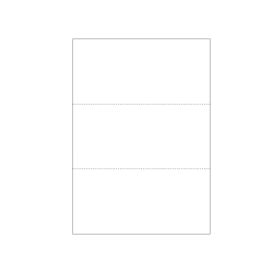 エコノミープライス マルチプリンタ帳票 A4白紙3面