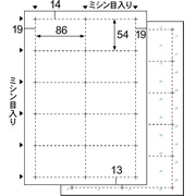 抗菌紙名刺 10面 IDカードサイズ