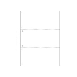 A4白紙3面6穴