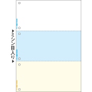 FSC（R）認証 マルチプリンタ帳票 A4 カラー 3面 6穴