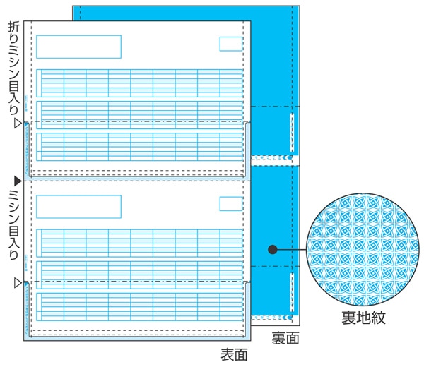 給与明細書（密封式） A4タテ 2面（100枚入り）
