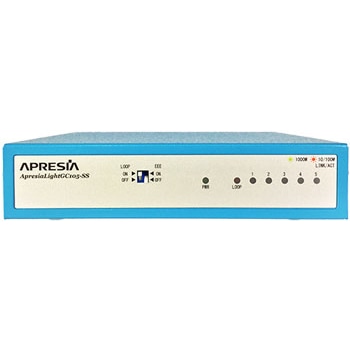 ApresiaLightGC105-SS 【5年間先出しセンドバック付】ノンインテリジェントスイッチングHUB (5port) ■マグネット標準添付