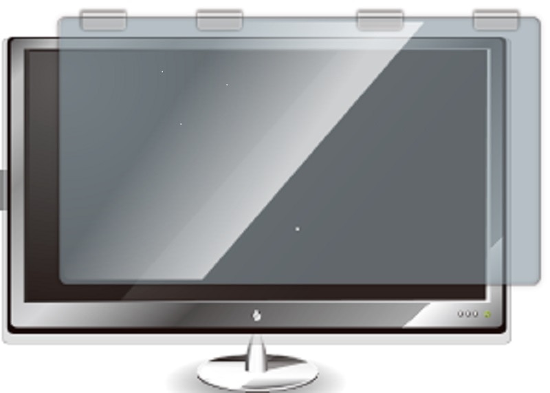 ブルーライトカットフィルター 吊り下げ SUSP-P 23.0～24.0 クリア