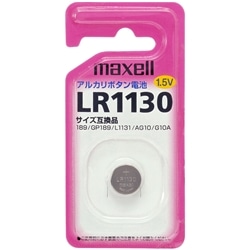 ボタン形アルカリボタン電池・1個パック