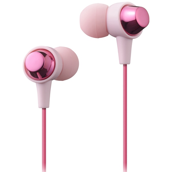 カナル型ヘッドホン（イヤホン） ピンク×ピンク