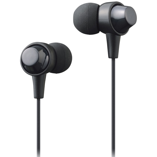 カナル型ヘッドホン（リール式） ブラック