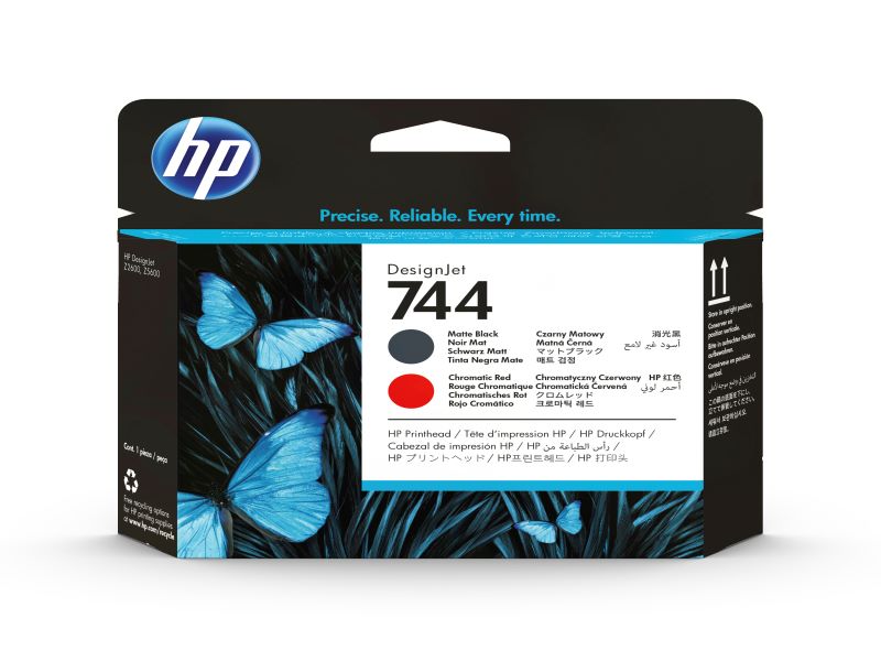 HP744プリントヘッドマットBK/レッド