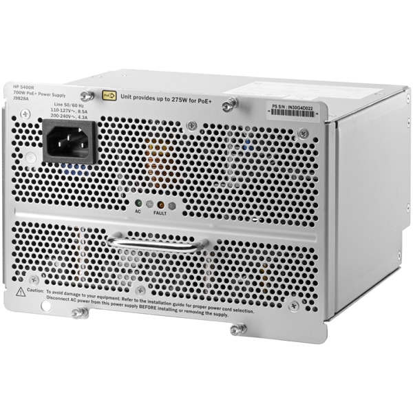HPE Aruba Networking 5400R 700W PoE+ zl2 Power Supply Unit
