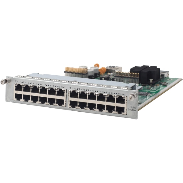 HPE Networking Comware MSR 24-port Gig-T Switch HMIM Module