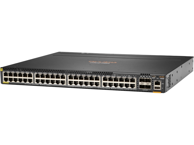HPE Aruba Networking CX 6300M 48G Class4 PoE 4SFP56 Switch