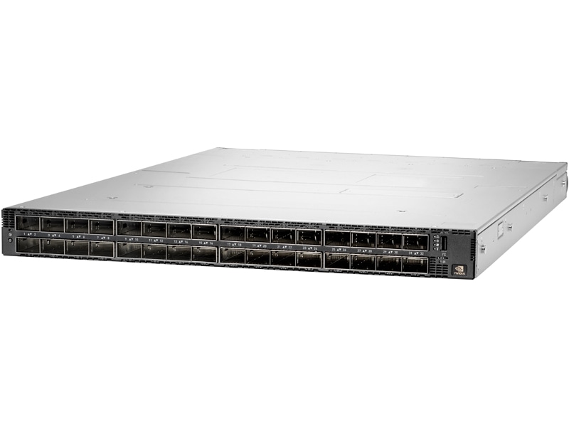 NVIDIA IB NDR 64ポート OSFP P2C スイッチ (外部管理)
