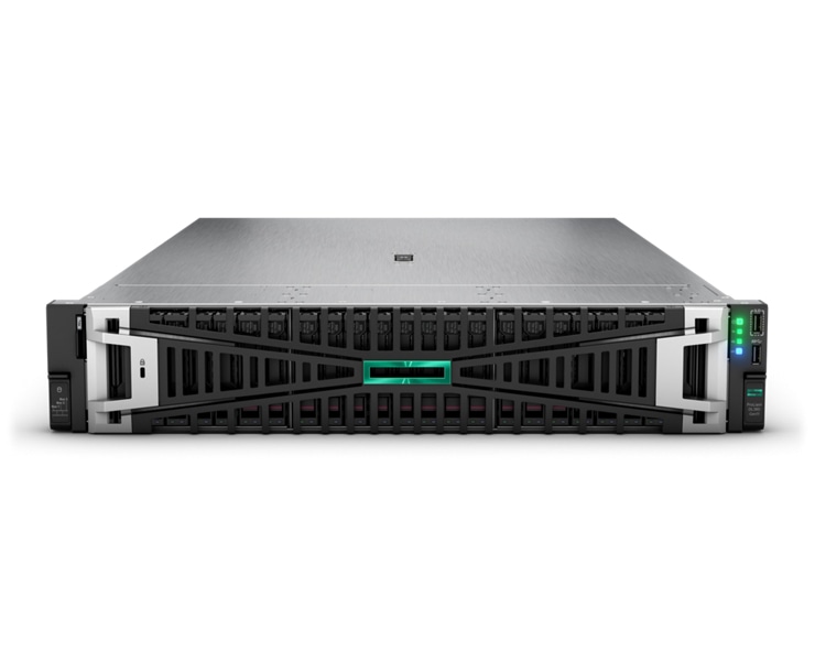 DL380 Gen11 Xeon Gold 6430 2.1GHz 1P32C 64GBメモリ 8SFF Intel VROC 1000W電源 BCM57414-SFP28 10/25Gbx2 モデル