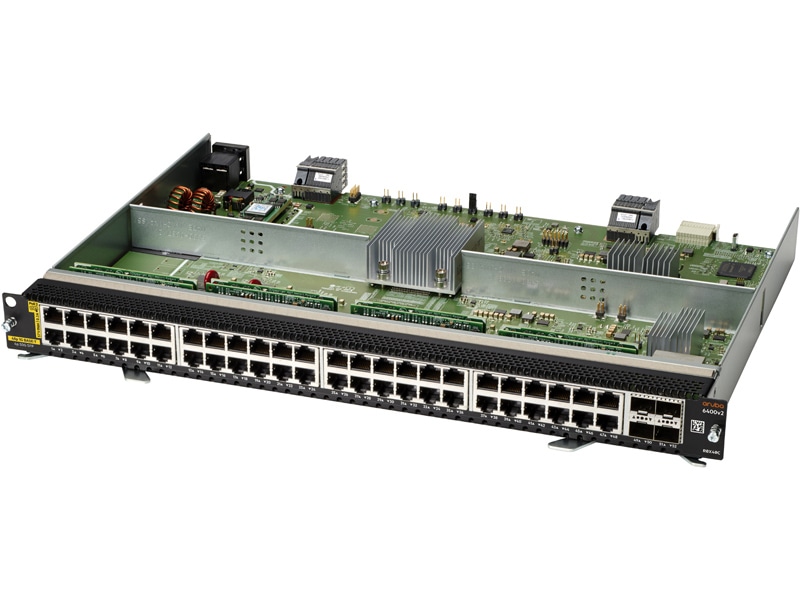 HPE Aruba Networking CX 6400 48G Class6 PoE 4SFP56 v2 Module