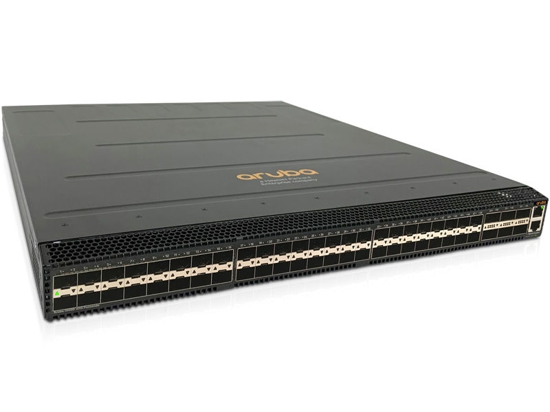 HPE Aruba Networking CX 10000 48SFP28 6QSFP28 Front-to-Back 6Fan 2PSU Switch Bundle