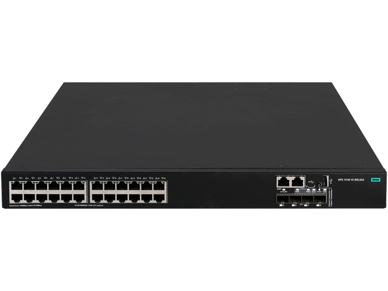 HPE Networking Comware 5140HI 24G PoE+ 4SFP+ 1-slot Switch