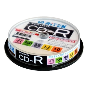 RiTEK データ用CD-R 700MB 10枚パック