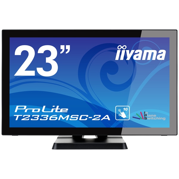 23型マルチタッチパネル液晶ディスプレイ ProLite T2336MSC-2A (IPS方式パネル/フルHD/D-Sub/HDMI/DVI-D/10点マルチタッチパネル） マーベルブラック