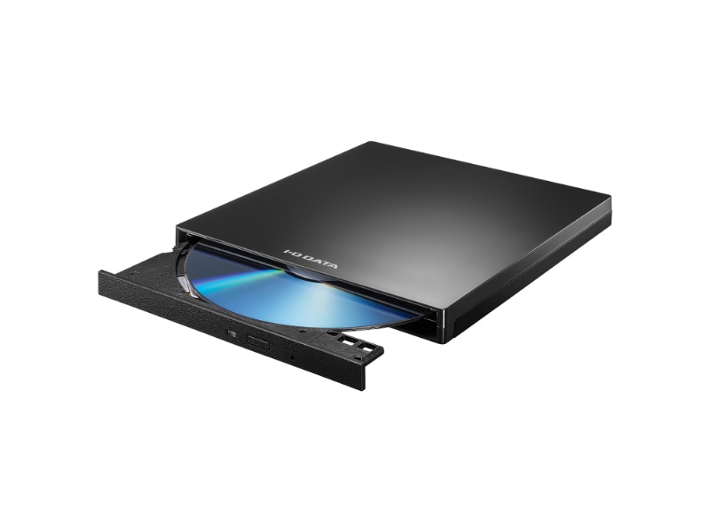 USB-A対応 保存ソフト付きポータブルブルーレイドライブ ブラック