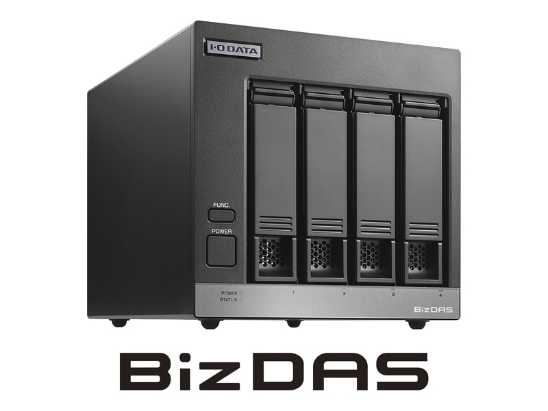 法人向け 5年保証 USB 5Gbps＆RAID対応 4ドライブ外付ハードディスク 96TB