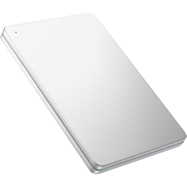 USB3.0/2.0対応ポータブルハードディスク「カクうす」 1TB Silver×Green
