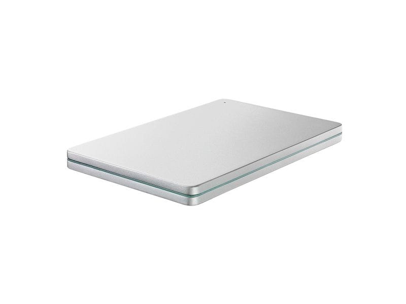 USB3.2 Gen1（USB3.0）対応ポータブルハードディスク「カクうす」 1TB Silver×Green