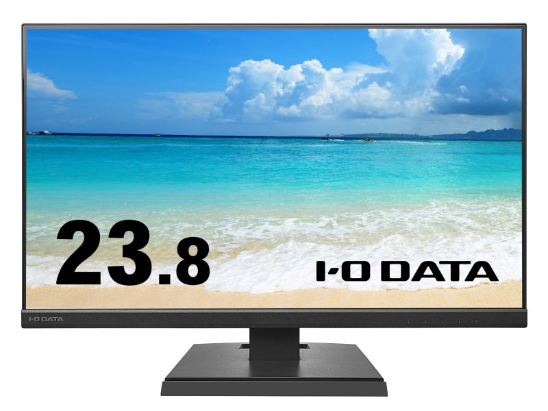 ワイド液晶ディスプレイ 23.8型/1920×1080/アナログRGB、HDMI/ブラック/スピーカー：あり/よりサステナブルなディスプレイへ/「5年保証」「無輝点保証」3辺フレームレス