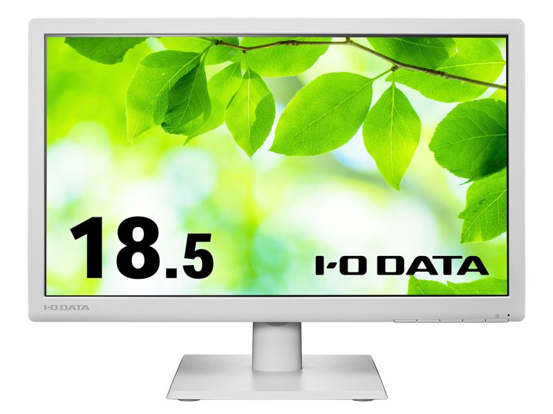 ワイド液晶ディスプレイ 18.5型/1366×768/アナログRGB、HDMI/ホワイト/スピーカー：あり/5年保証