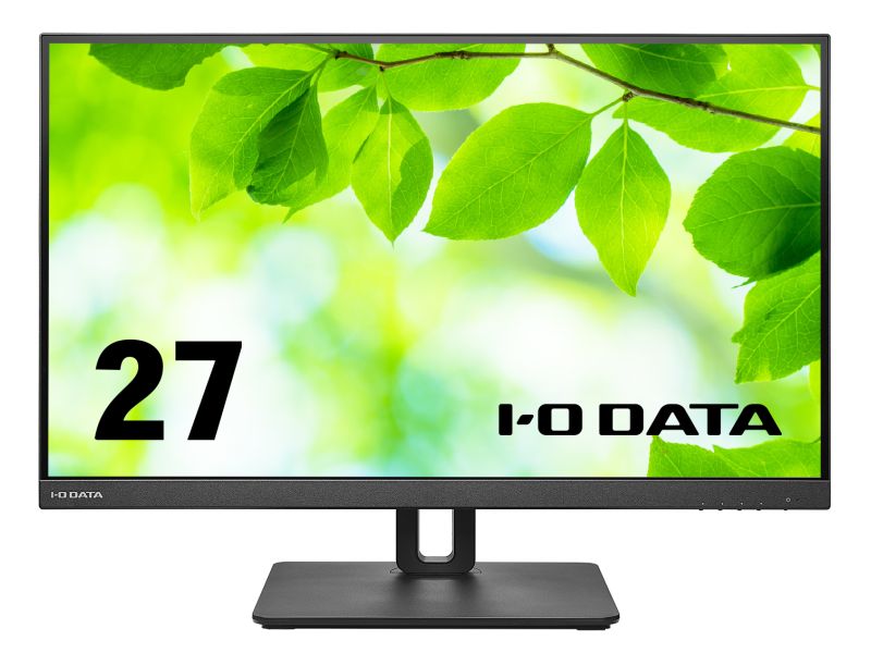 ワイド液晶ディスプレイ 27型/3840×2160/HDMI×1、DisplayPort×1、USB Type-C×1/ブラック/スピーカー：あり/4K対応で高精細でなめらかな映像美！/「5年保証」/昇降/回転