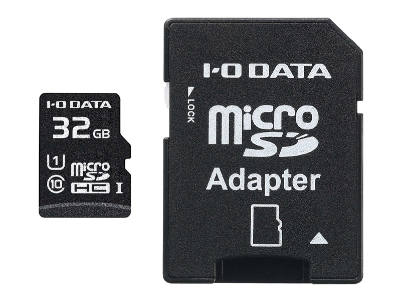 UHS-I UHS スピードクラス1対応microSDHCメモリーカード（SDカード変換アダプタ付） 32GB