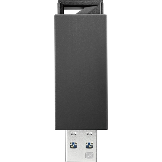 USB3.0/2.0対応 ノック式USBメモリー 16GB ブラック